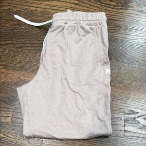 Vuori Drawstring Lounge Joggers - Light Mauve